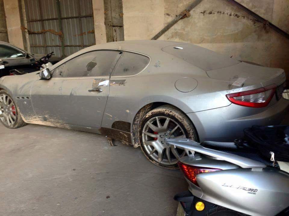Poškodovan Maseratijev lepotev potrebuje le nekaj ur dela za lepotne popravke, pa bo spet pripravljen na dolge kilometre. Foto: 500Plus HP For Sale