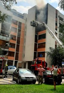 Vatrogasna postrojba Zagreb požar