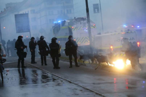 protesti policija ljubljana