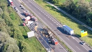 prometna nesreča južna ljubljanska obvoznica