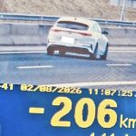 Z vozilom Kia več kot 200 km/h po štajerski avtocesti